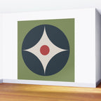 Modern Geometric Starburst Wall Mural Gallery Image 2