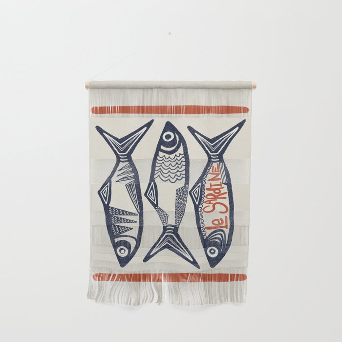 Le Sardine Retro Inspired Art Print Wall Hanging Gallery Image 1