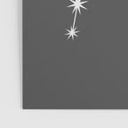 Aquarius Zodiac Star Constellation Line Art Grey Poster Gallery Image 3