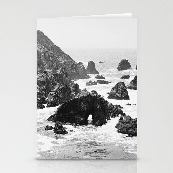 Bodega Bay in Black-and-White Stationery Card Gallery Image 2