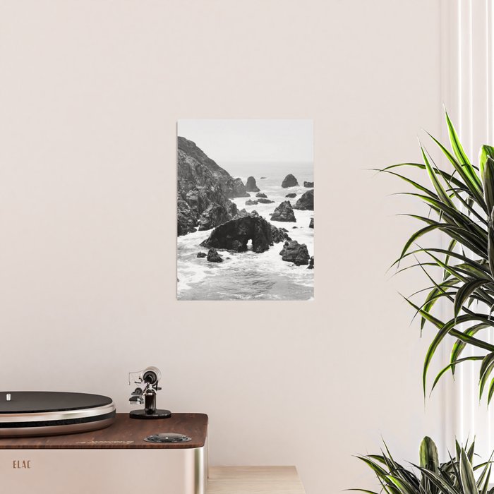 Bodega Bay in Black-and-White Poster Gallery Image 2