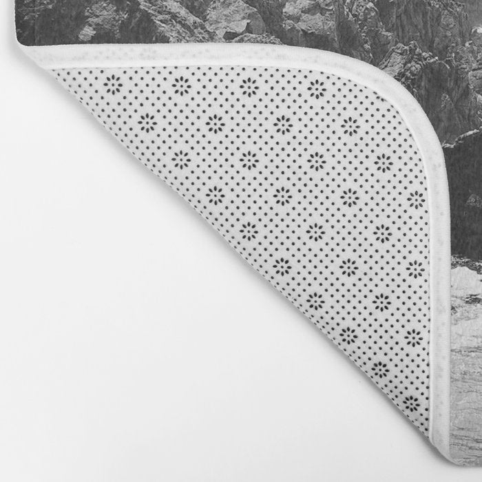 Bodega Bay in Black-and-White Bath Mat Gallery Image 2