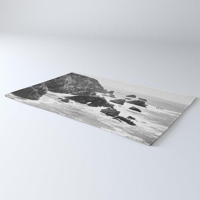 Bodega Bay in Black-and-White Rug Gallery Image 3