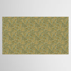 Cactus Desert - green and gold Tablecloth Gallery Image 2