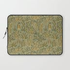 Cactus Desert - green and gold Laptop Sleeve Gallery Image 1