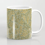Cactus Desert - green and gold Coffee Mug Gallery Image 1