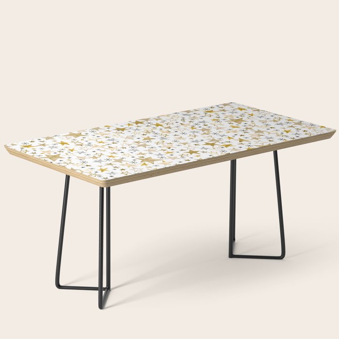 Christmas Golden Stars Elegant Celestial Stars Coffee Table Gallery Image 1