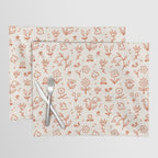 Playful Flower Doodles Placemat Gallery Image 1