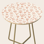 Playful Flower Doodles Side Table Gallery Image 2