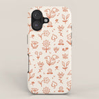 Playful Flower Doodles iPhone Case Gallery Image 1