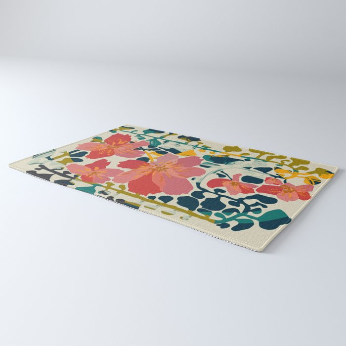 colorful orchid Rug Gallery Image 3