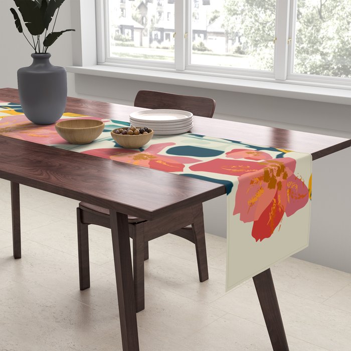 colorful orchid Table Runner Gallery Image 2