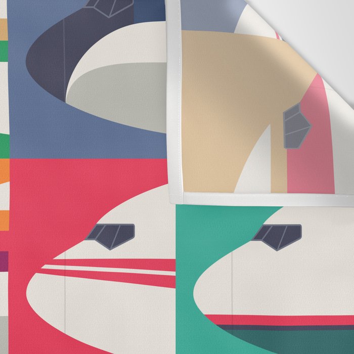 Retro Airline Nose Livery - USA Wall Tapestry Gallery Image 3