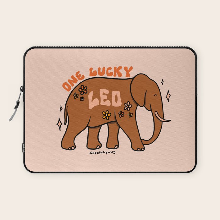 One Lucky Leo Laptop Sleeve Gallery Image 1