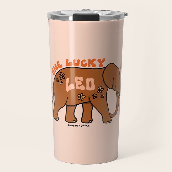 One Lucky Leo Travel Mug Gallery Image 1
