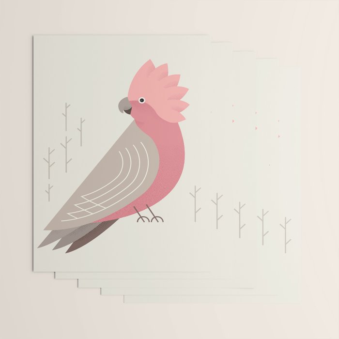 Galah, Bird of Australia Wrapping Paper Gallery Image 3