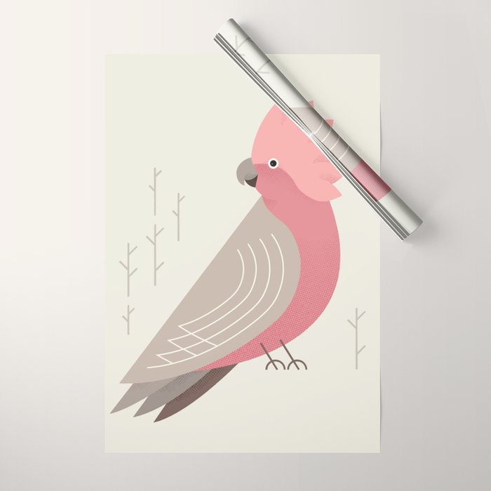 Galah, Bird of Australia Wrapping Paper Gallery Image 1