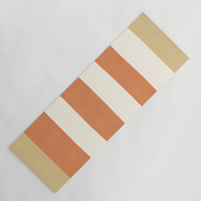 Geometric Vase - Orange Gold  Yoga Mat Gallery Image 1