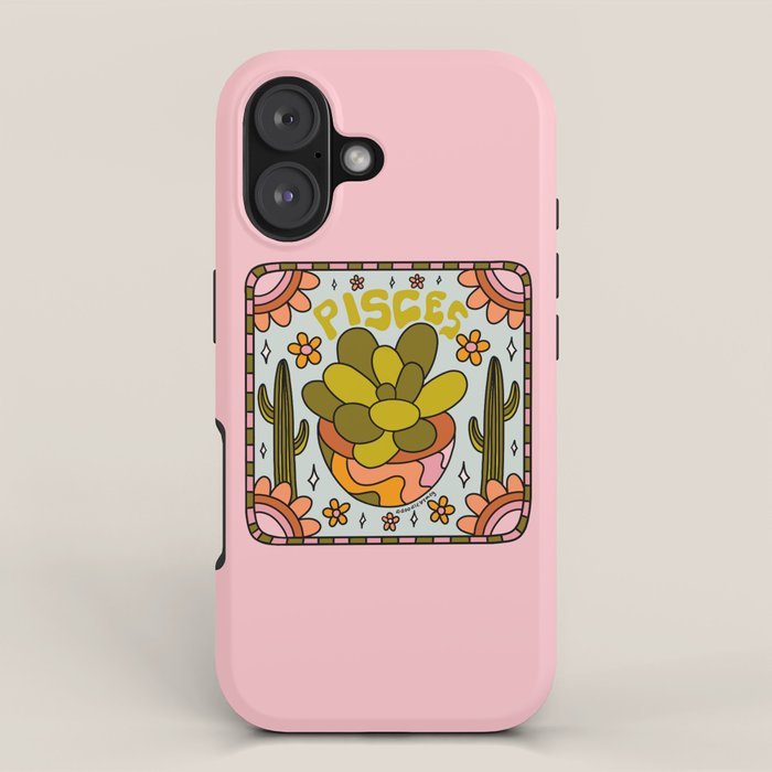 Pisces Cactus iPhone Case Gallery Image 1
