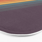 Classic 70s Style Retro Stripes - Dalana Bath Mat Gallery Image 3