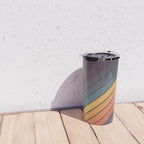 Classic 70s Style Retro Stripes - Dalana Travel Mug Gallery Image 4