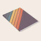 Classic 70s Style Retro Stripes - Dalana Notebook Gallery Image 2