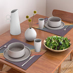 Classic 70s Style Retro Stripes - Dalana Placemat Gallery Image 2
