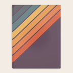 Classic 70s Style Retro Stripes - Dalana Notebook Gallery Image 4