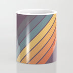 Classic 70s Style Retro Stripes - Dalana Coffee Mug Gallery Image 4
