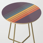 Classic 70s Style Retro Stripes - Dalana Side Table Gallery Image 2