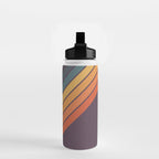 Classic 70s Style Retro Stripes - Dalana Water Bottle Gallery Image 2