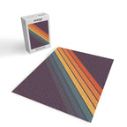 Classic 70s Style Retro Stripes - Dalana Jigsaw Puzzle Gallery Image 2