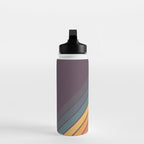Classic 70s Style Retro Stripes - Dalana Water Bottle Gallery Image 3