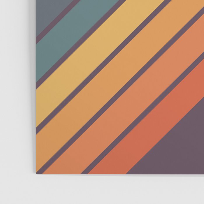 Classic 70s Style Retro Stripes - Dalana Poster Gallery Image 3