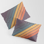 Classic 70s Style Retro Stripes - Dalana Pillow Sham Gallery Image 3