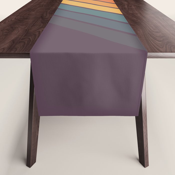 Classic 70s Style Retro Stripes - Dalana Table Runner Gallery Image 1