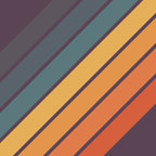 Classic 70s Style Retro Stripes - Dalana Coffee Mug Gallery Image 2