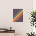 Classic 70s Style Retro Stripes - Dalana Poster Gallery Image 2