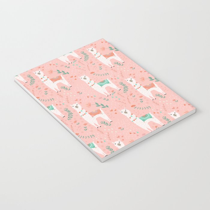 Lovely Llama on Pink Notebook Gallery Image 3