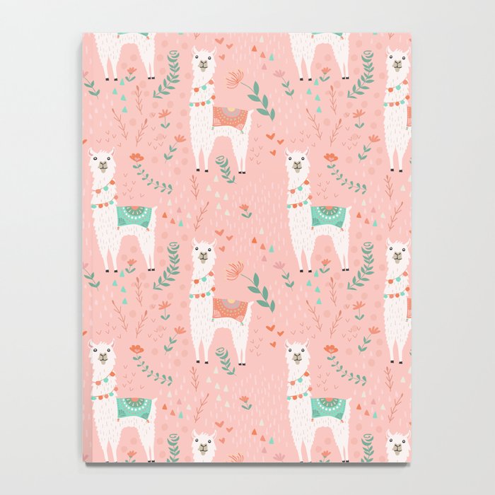 Lovely Llama on Pink Notebook Gallery Image 4