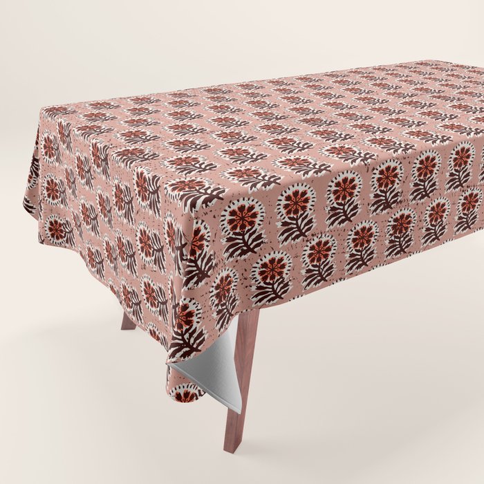MACHA PINK COSMOS Tablecloth Gallery Image 1