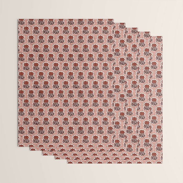 MACHA PINK COSMOS Wrapping Paper Gallery Image 3