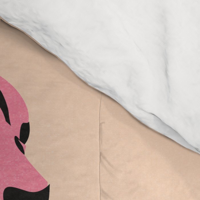 The Stare: Peach Cheetah Edition Comforter Gallery Image 4