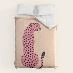 The Stare: Peach Cheetah Edition Comforter Gallery Image 6