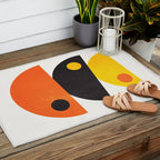 Balance 01: Bowls | Mid-Century Edition Outdoor Rug Gallery Image 2