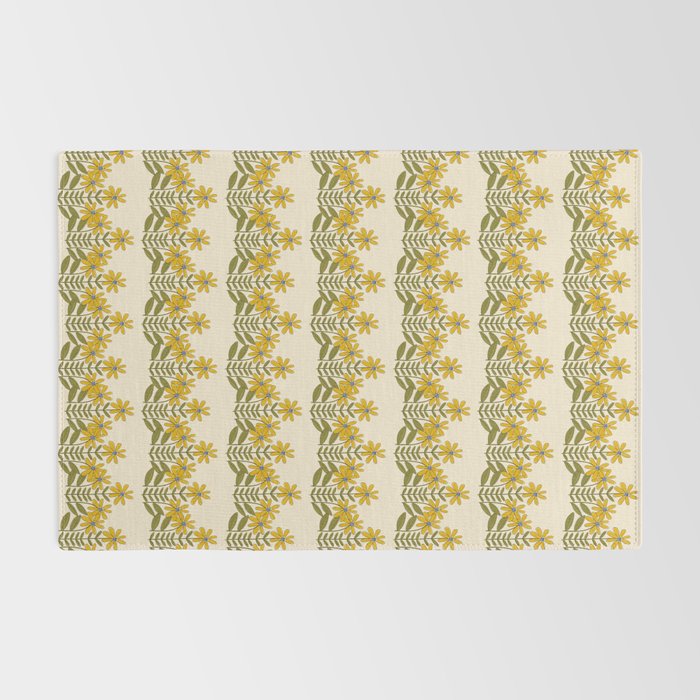 Sunflower - Block Print Rug Gallery Image 2