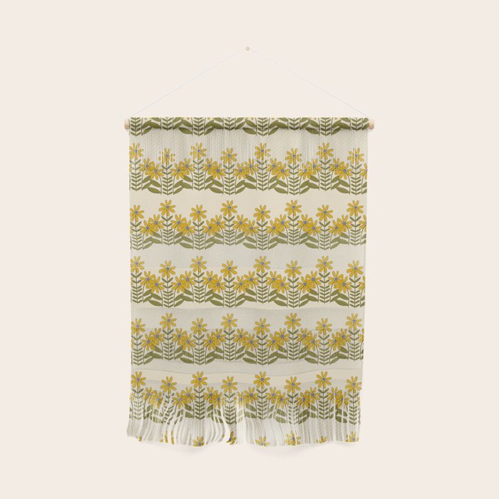 Sunflower - Block Print Wall Hanging
