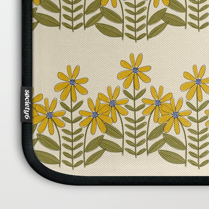 Sunflower - Block Print Laptop Sleeve Gallery Image 3