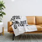 NOT TO SPOIL THE ENDING, BUT EVERYTHING IS GOING TO BE OK Throw Blanket Gallery Image 1