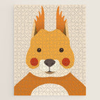 Red Squirrel Animal Portrait Jigsaw Puzzle Gallery Image 1